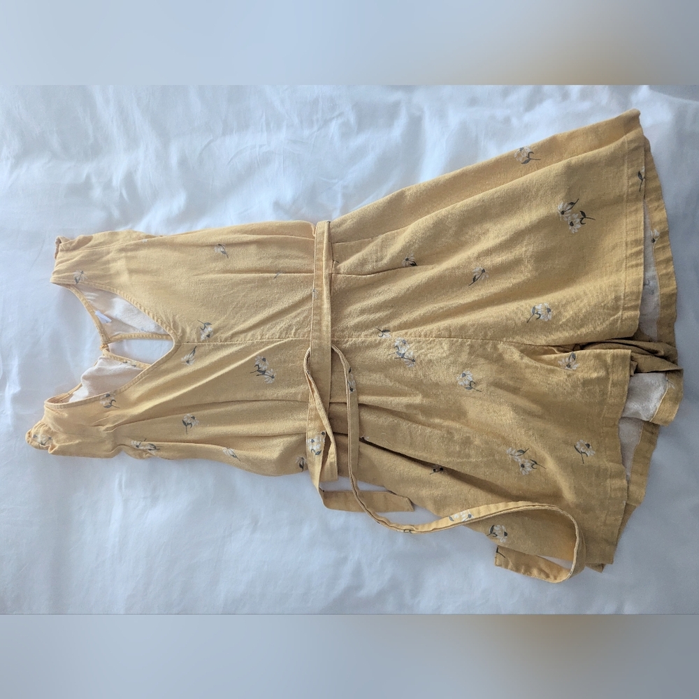 Old Navy Yellow Floral Romper